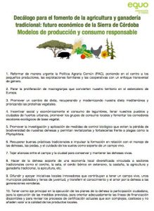 EQUO propone medidas para el desarrollo económico y la creación de empleo en las zonas de dehesa Verdes Equo Andalucía