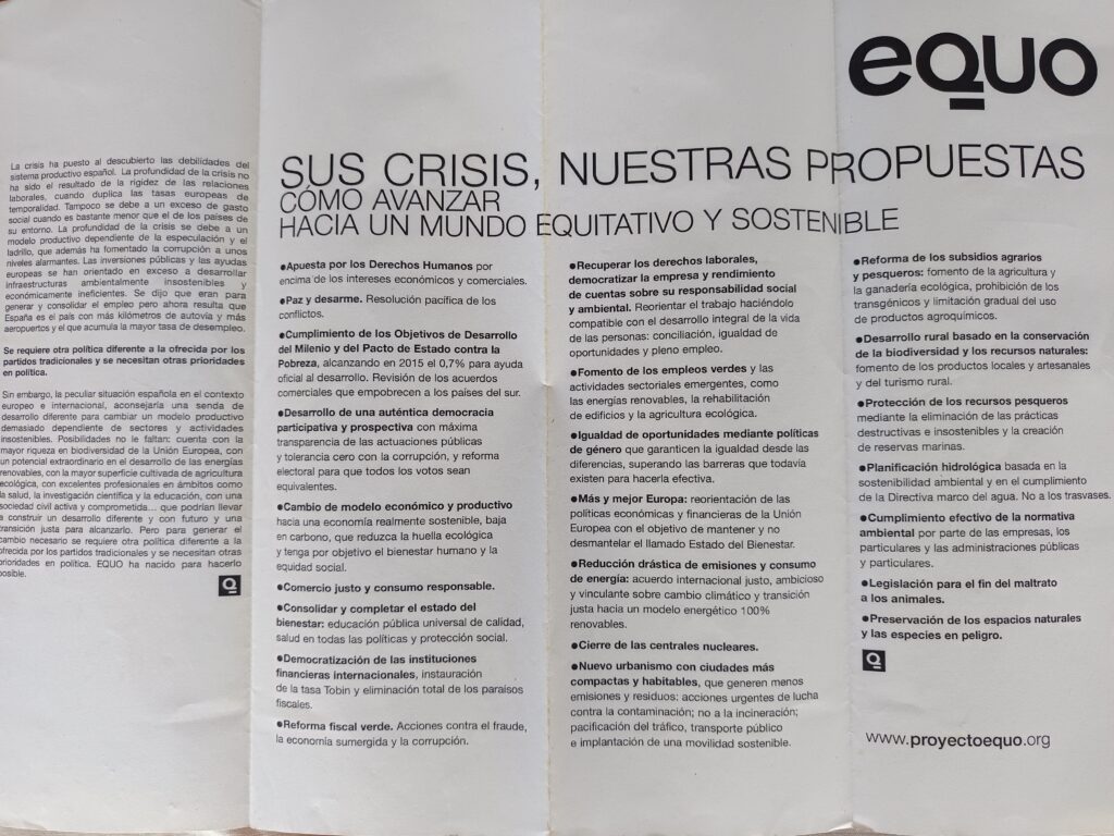 15º aniversario de Verdes Equo Verdes Equo Andalucía