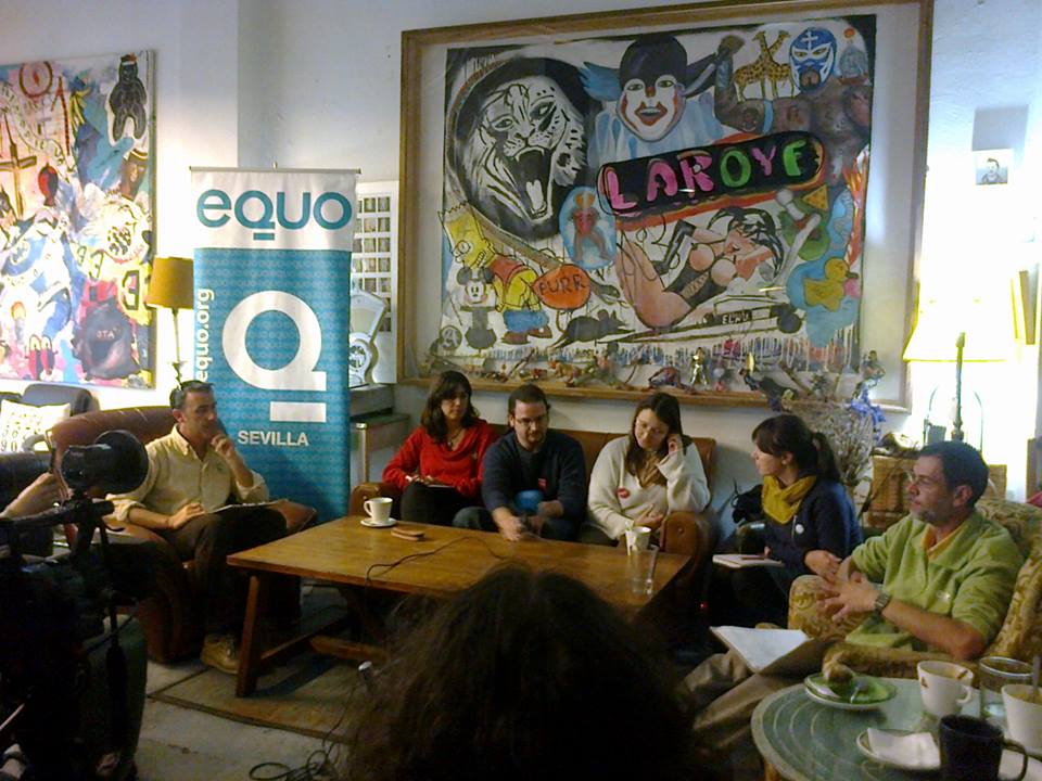 EQUO Andalucía presenta en Sevilla a los candidatos andaluces a sus primarias abiertas para las Elecciones Europeas EQUO Andalucía presenta en Sevilla a los candidatos andaluces a sus primarias abiertas para las Elecciones Europeas Verdes Equo Andalucía