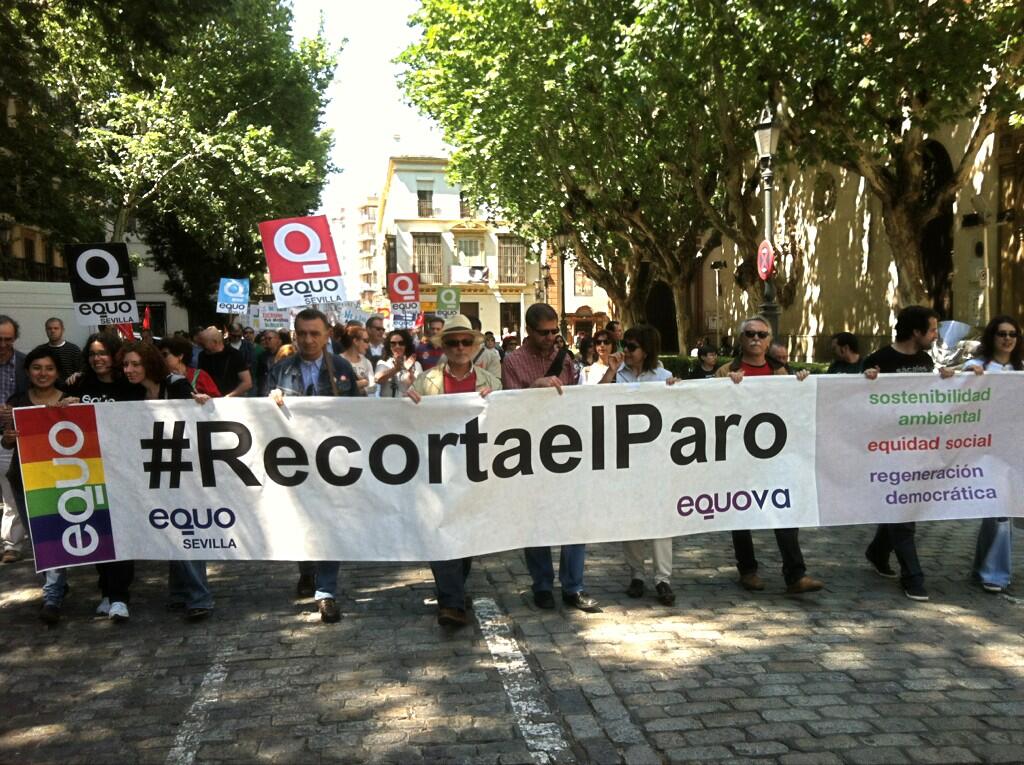 Foto del 1 de mayo. EQUO va.