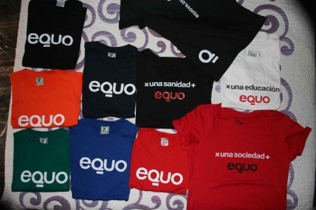 EQUO Jaén vende camisetas para poder financiarse Verdes Equo Andalucía