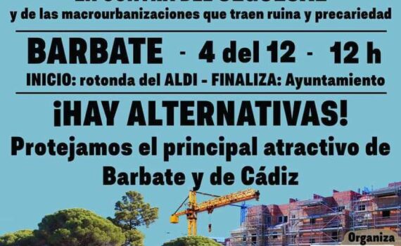 Verdes EQUO apoya y participa en la manifestación contra el macroproyecto urbanístico de El Següesal Verdes EQUO apoya y participa en la manifestación contra el macroproyecto urbanístico de El Següesal Verdes Equo Andalucía