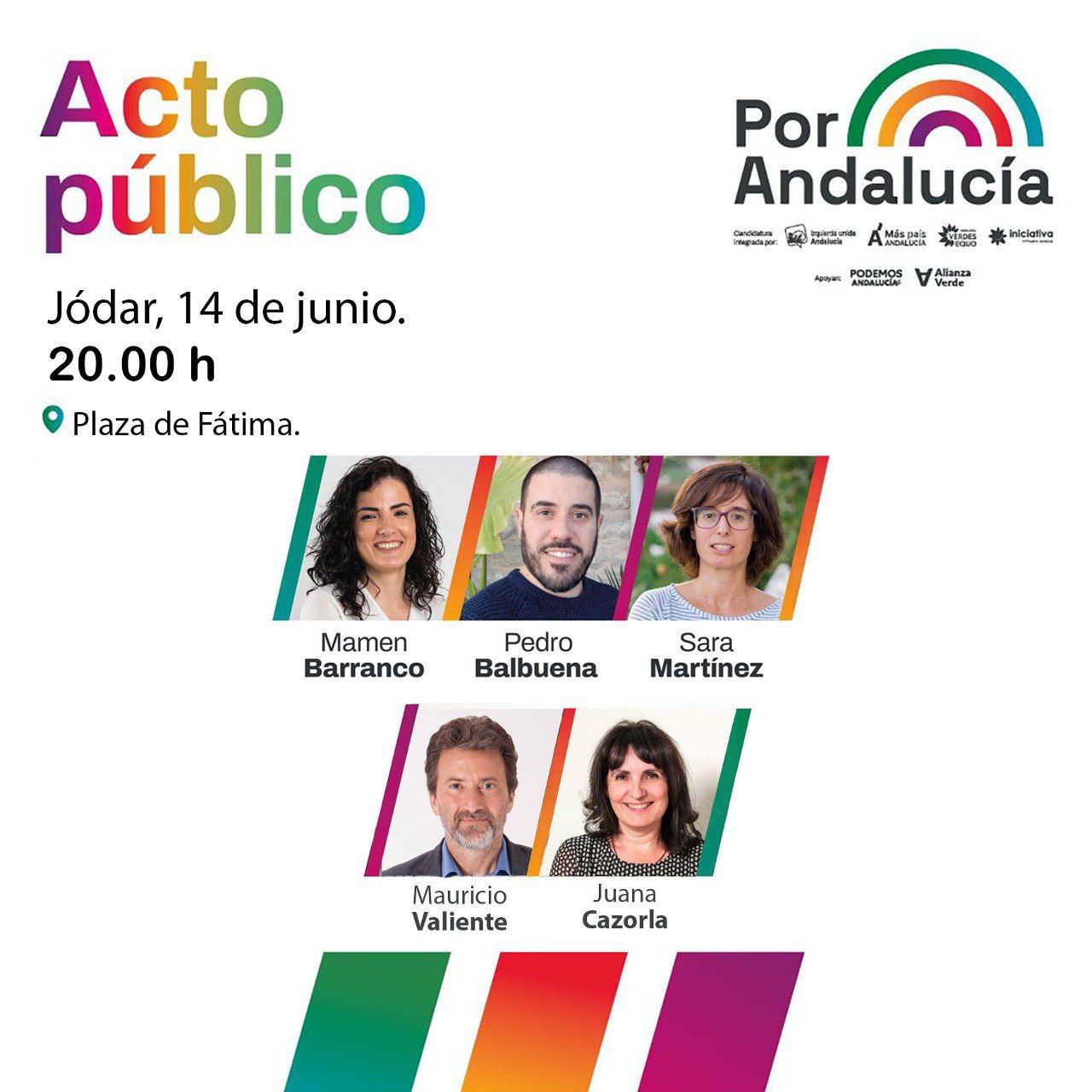 Acto Público. Elecciones autonómicas 2022 Acto Público. Elecciones autonómicas 2022 Verdes Equo Andalucía