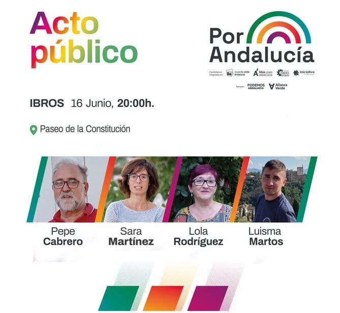 Acto Público. Elecciones autonómicas 2022 Acto Público. Elecciones autonómicas 2022 Verdes Equo Andalucía