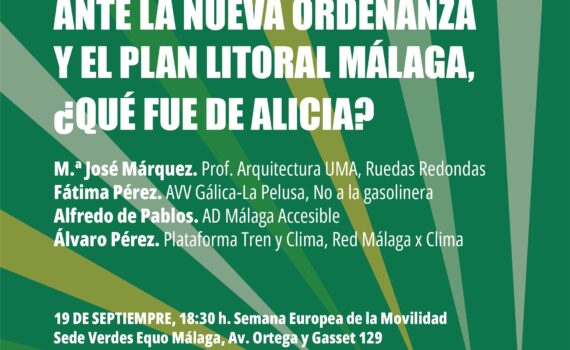 Mesa Redonda sobre Movilidad Mesa Redonda sobre Movilidad Verdes Equo Andalucía
