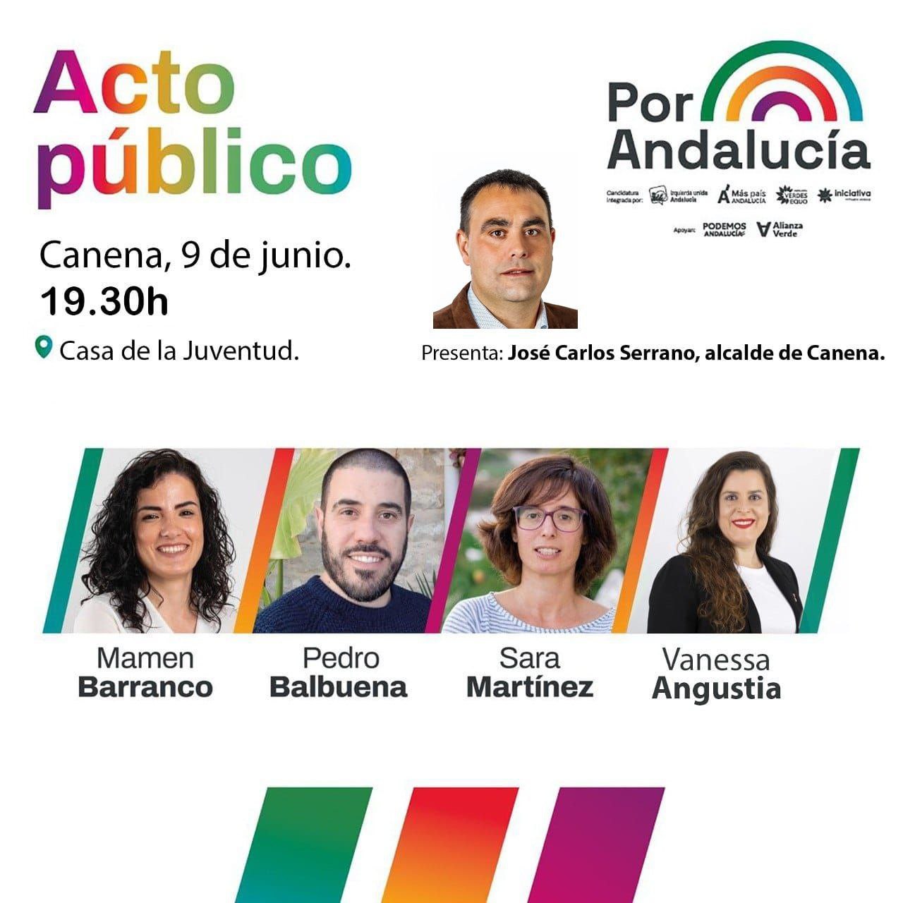 Acto Público de campaña. Andaluzas 2022 Acto Público de campaña. Andaluzas 2022 Verdes Equo Andalucía