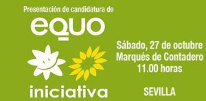 EQUO Verdes-Iniciativa Andalucía presentará su candidatura públicamente este sábado en Sevilla EQUO Verdes-Iniciativa Andalucía presentará su candidatura públicamente este sábado en Sevilla Verdes Equo Andalucía