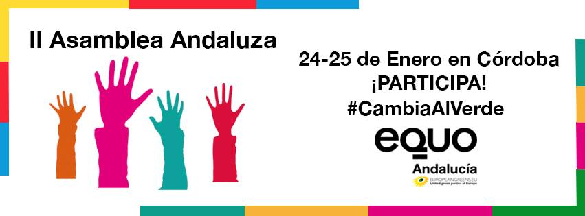 Banner II Asamblea Andaluza de EQUO
