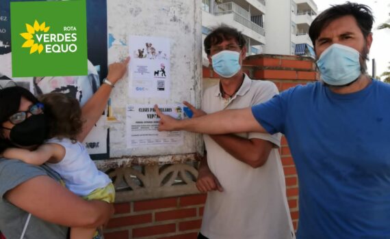 Verdes Equo Rota lanza una campaña de concienciación sobre el maltrato animal Verdes Equo Andalucía