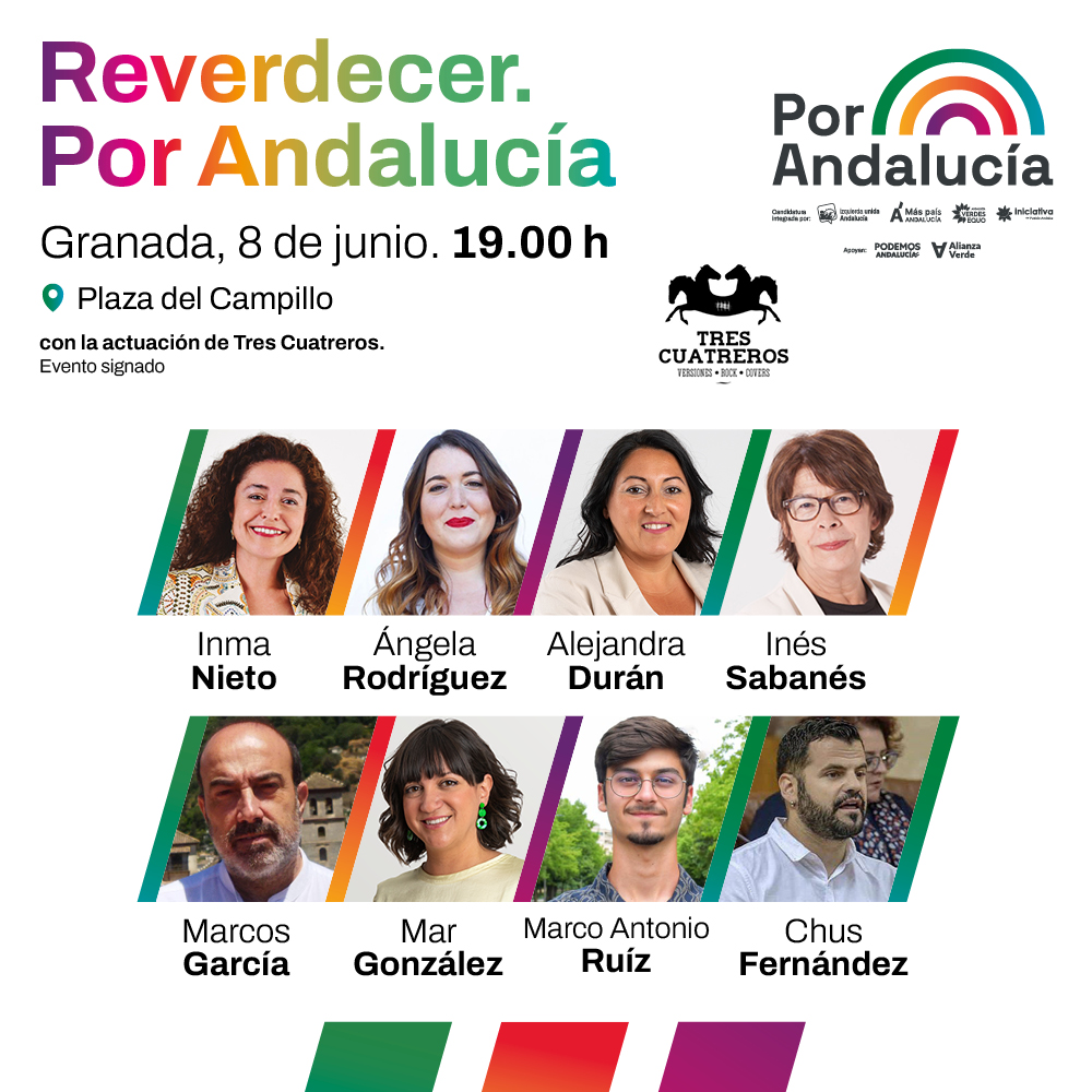 Acto Central de Campaña en Granada Acto Central de Campaña en Granada Verdes Equo Andalucía