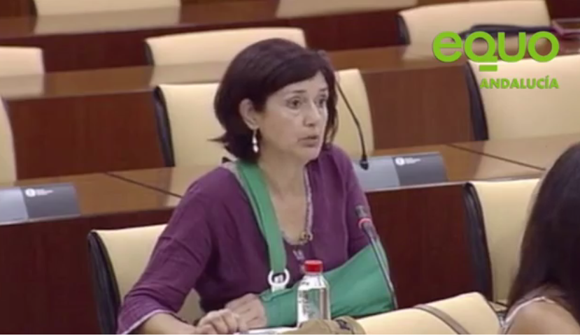 Carmen Molina: "Seguimos gestionando el agua como si fuera un bien ilimitado" Verdes Equo Andalucía