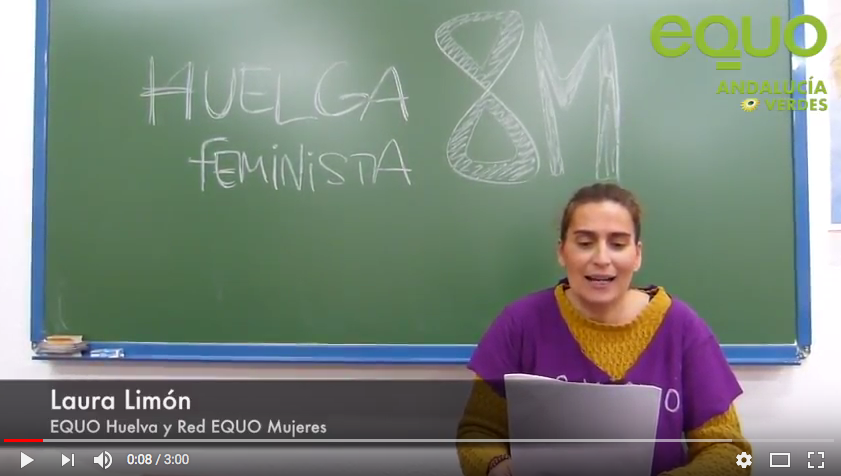 Respaldamos la Huelga Feminista de 24 horas Verdes Equo Andalucía