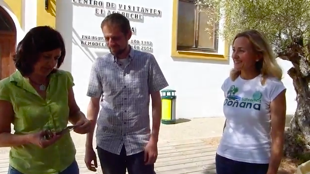 Florent Marcellesi vuelve a Doñana a insistir en la necesidad de promover una transición energética Verdes Equo Andalucía