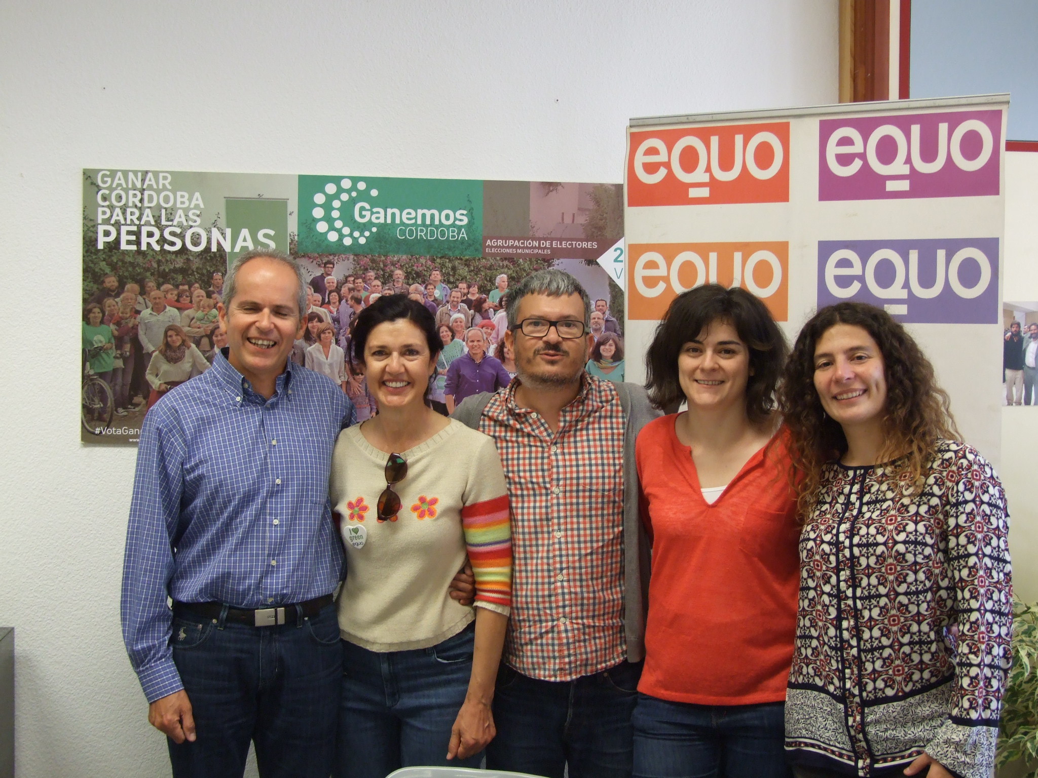 Carmen Molina reunida con Ganemos Córdoba