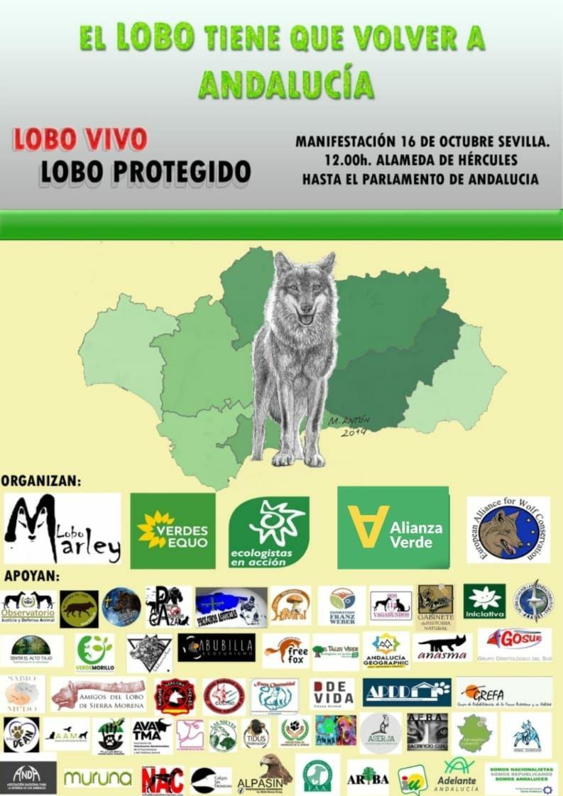 Manifestación lobo 16 de Octubre 2021