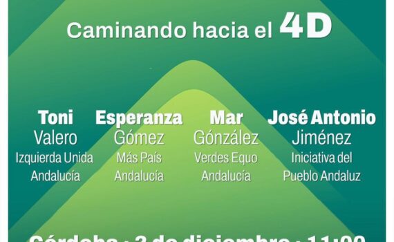 Celebrando el 4 de diciembre, Día de Andalucía. Verdes Equo Andalucía