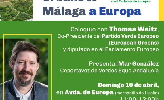 Nos visita Thomas Waitz, copresidente del Partido Verde Europeo Nos visita Thomas Waitz, copresidente del Partido Verde Europeo Verdes Equo Andalucía