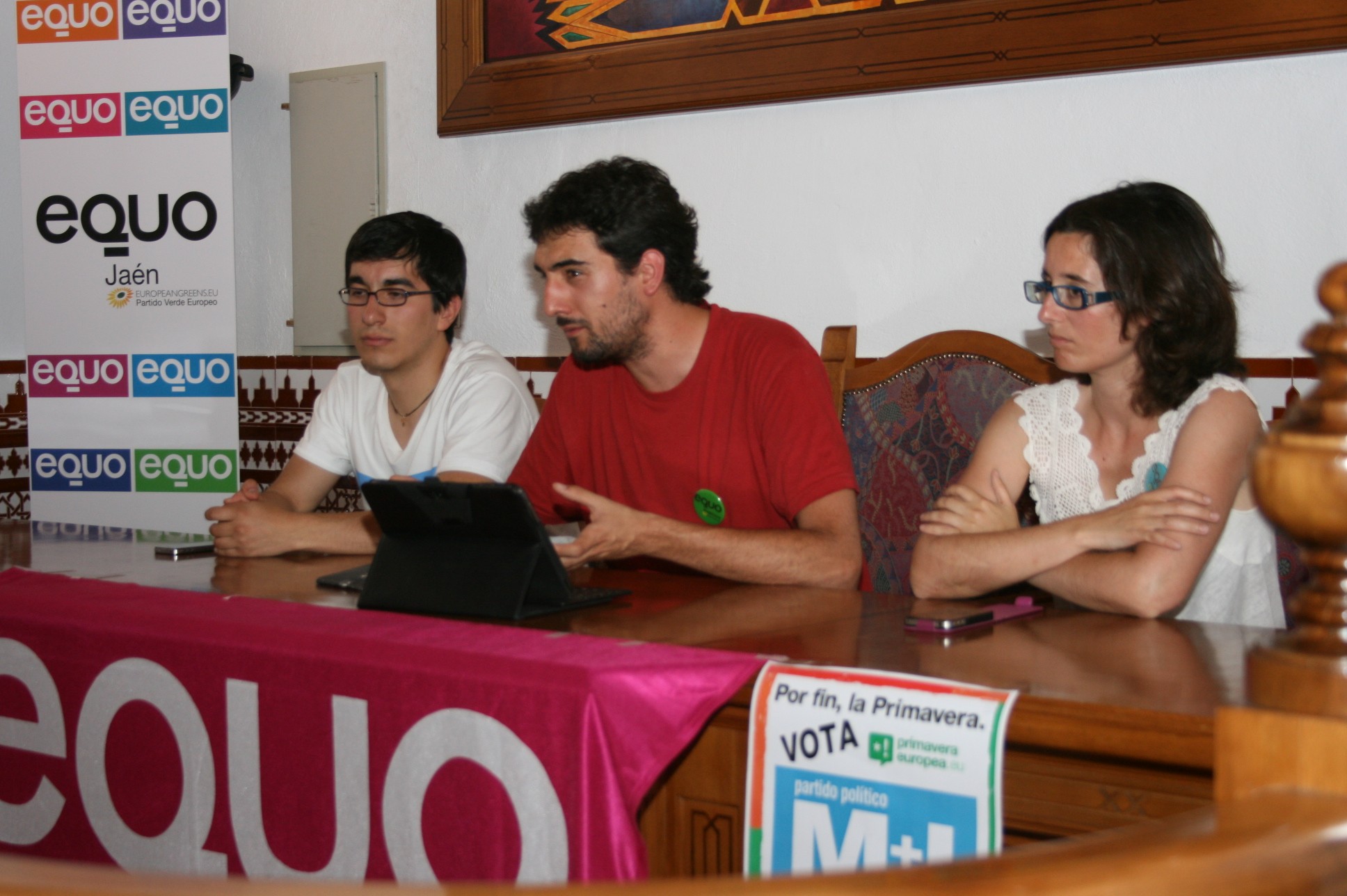 EQUO denuncia la falta de Democracia en la UE y reclama el fin del austericidio y priorizar el empleo en el acto celebrado hoy en Jaén Verdes Equo Andalucía