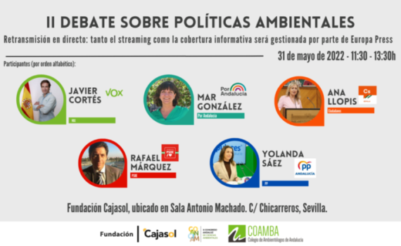 II Debate sobre políticas ambientales organizado por COAMBA II Debate sobre políticas ambientales organizado por COAMBA Verdes Equo Andalucía