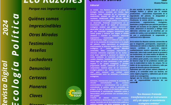 Presentación de la revista ECO Razones Verdes Equo Andalucía