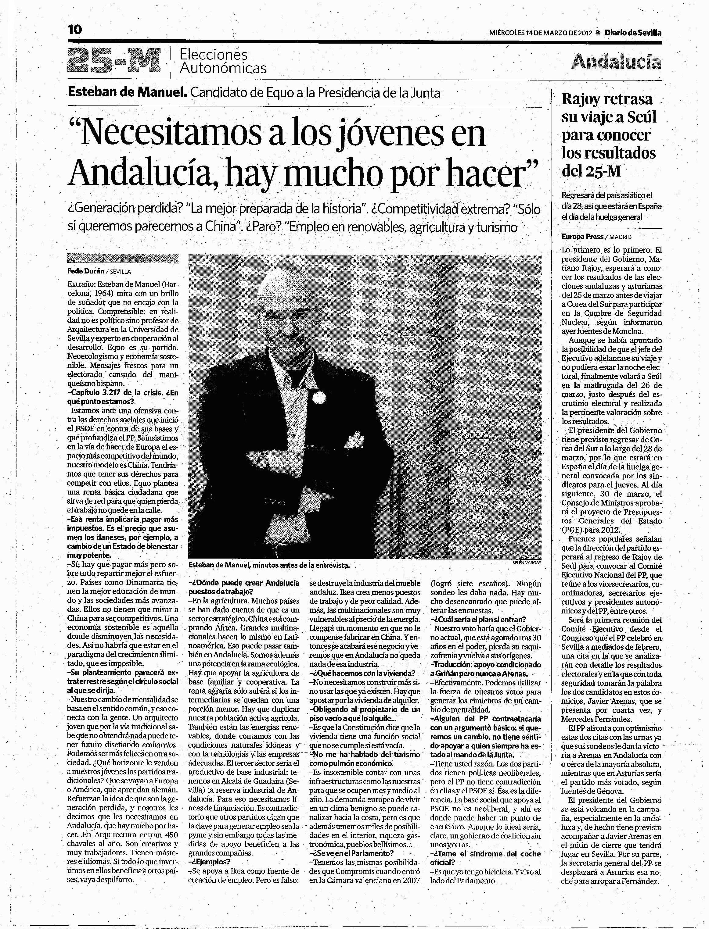 EQUO celebra en Jaén el primer debate entre los candidatos de la segunda vuelta de sus primarias Verdes Equo Andalucía