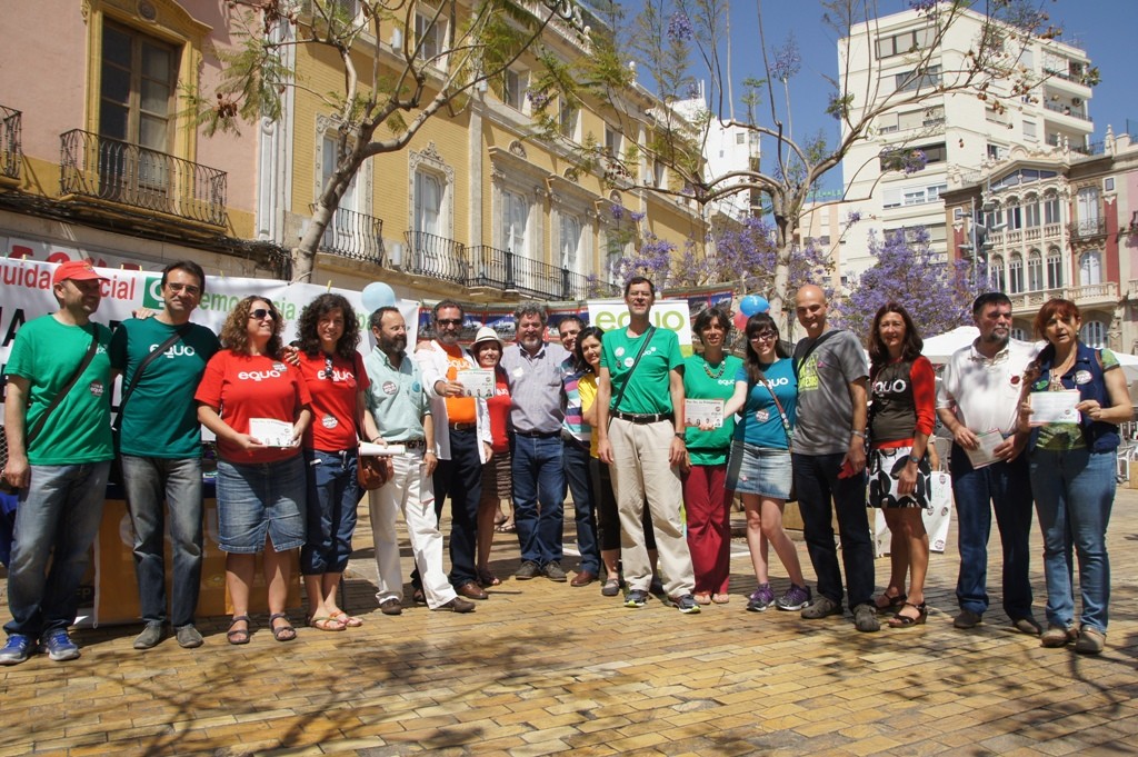 EQUO Almería presenta su programa electoral en Puerta Purchena Verdes Equo Andalucía