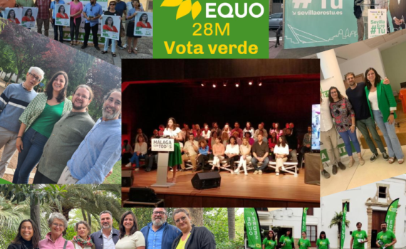 Verdes EQUO llama a llenar las urnas de votos el 28-M para reverdecer nuestras ciudades y pueblos Verdes Equo Andalucía