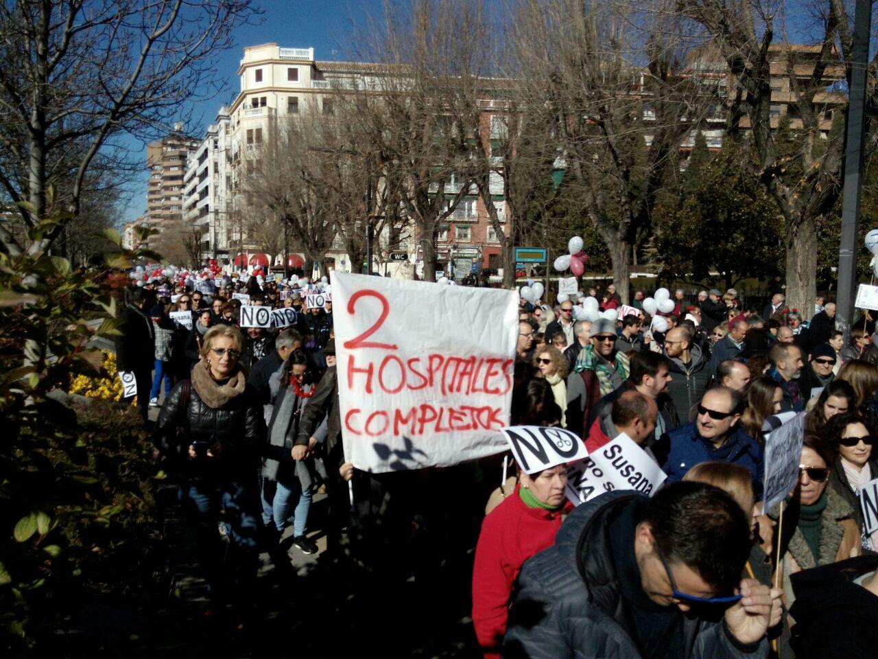 Miles de voces reclaman el fin de los recortes en Sanidad Verdes Equo Andalucía