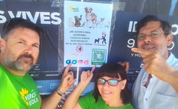 Verdes EQUO Rota lanza de nuevo una campaña de concienciación sobre el maltrato animal Verdes Equo Andalucía