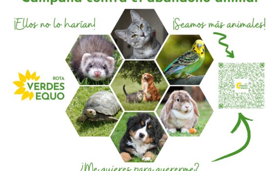 Verdes EQUO Rota lanza por cuarto año consecutivo la campaña de concienciación sobre el abandono animal Verdes EQUO Rota lanza por cuarto año consecutivo la campaña de concienciación sobre el abandono animal Verdes Equo Andalucía
