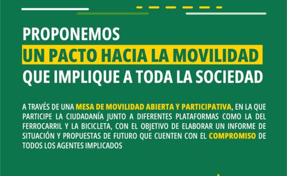 Proponemos un Pacto hacia la Movilidad Sostenible que implique a toda la sociedad Verdes Equo Andalucía