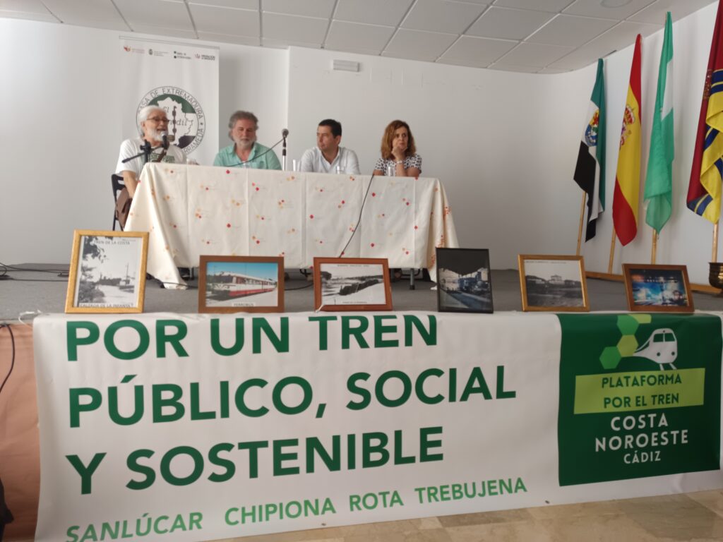 Jornada por el tren en la costa Noroeste de Cádiz Jornada por el tren en la costa Noroeste de Cádiz Verdes Equo Andalucía