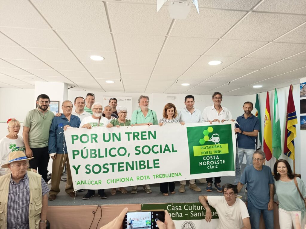 Jornada por el tren en la costa Noroeste de Cádiz Jornada por el tren en la costa Noroeste de Cádiz Verdes Equo Andalucía