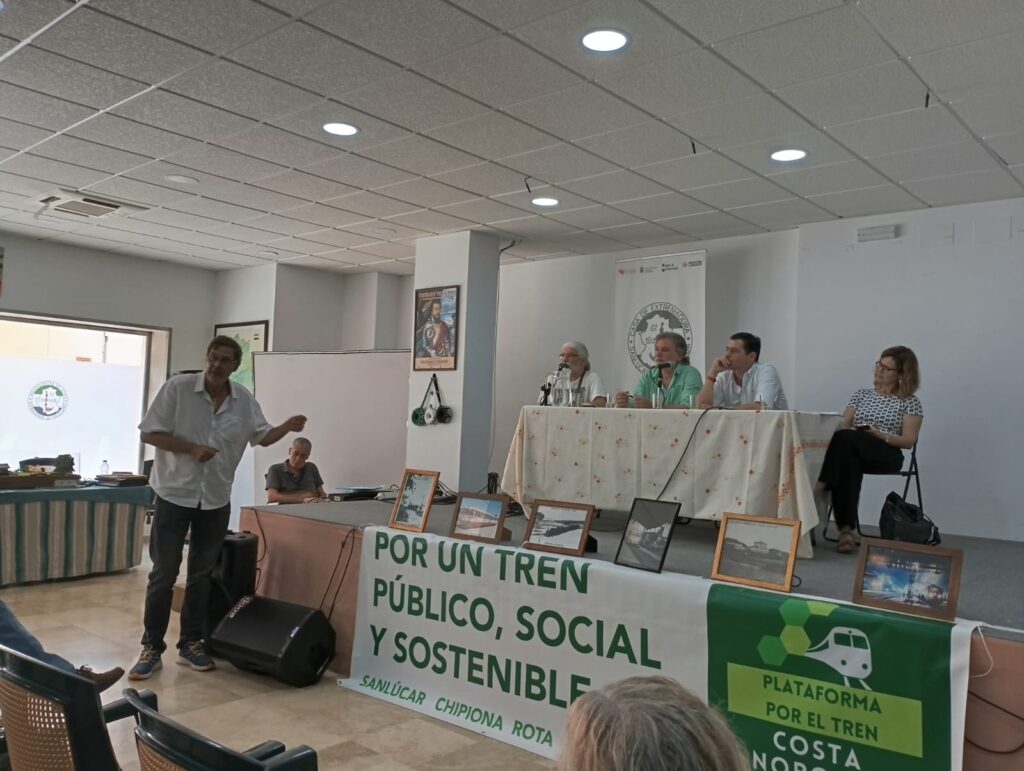 Jornada por el tren en la costa Noroeste de Cádiz Jornada por el tren en la costa Noroeste de Cádiz Verdes Equo Andalucía