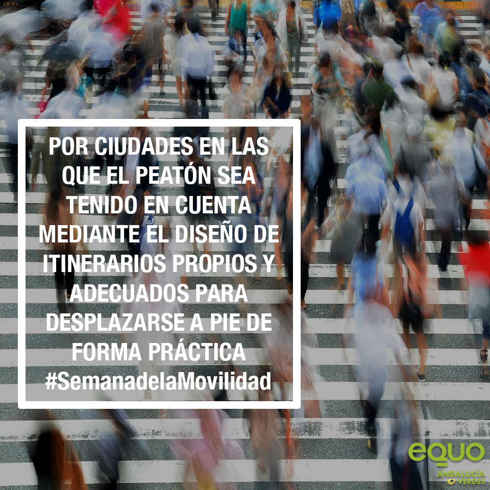 Reclamamos una movilidad multimodal frente a la apuesta única por el coche Verdes Equo Andalucía