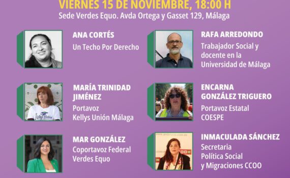 VÍDEO + Mesa redonda "Los desahucios tienen rostro de mujer" VÍDEO + Mesa redonda "Los desahucios tienen rostro de mujer" Verdes Equo Andalucía