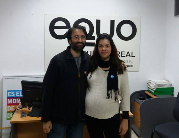 Sara Algaba y Miguel Ángel Castellano, nuevos coportavoces de EQUO Cádiz Verdes Equo Andalucía