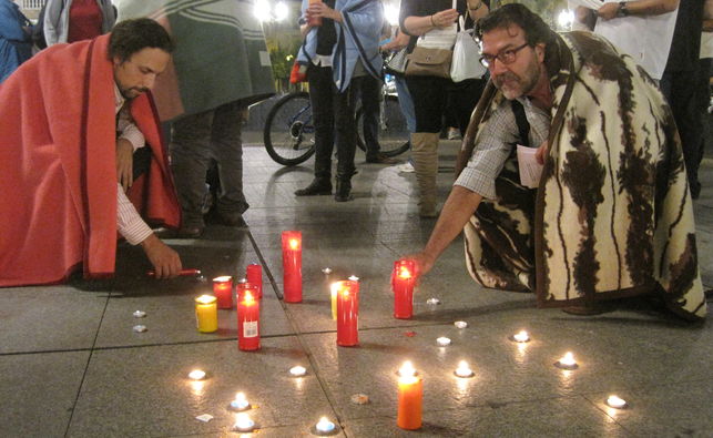 Foto movilización contra la emergencia climática