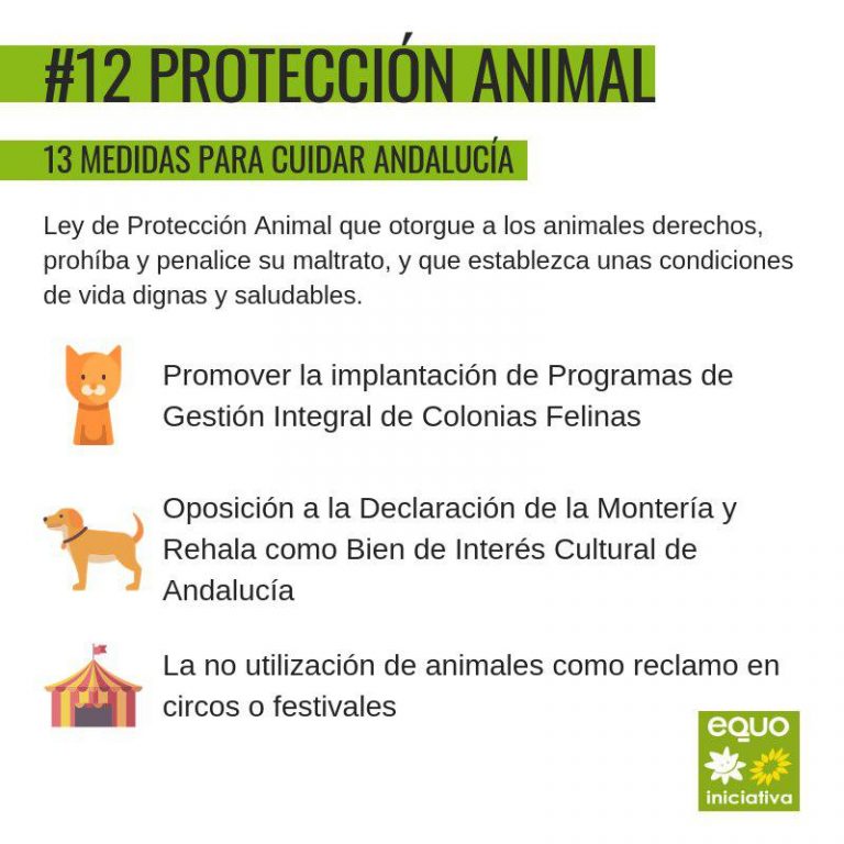 Impulsaremos una Ley de protección animal que garantice sus derechos y acabe con el maltrato