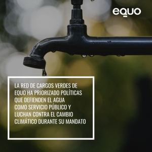 #QueNoTeVendanElAgua: EQUO y sus cargos apuestan por una gestión eficaz y sostenible del agua Verdes Equo Andalucía
