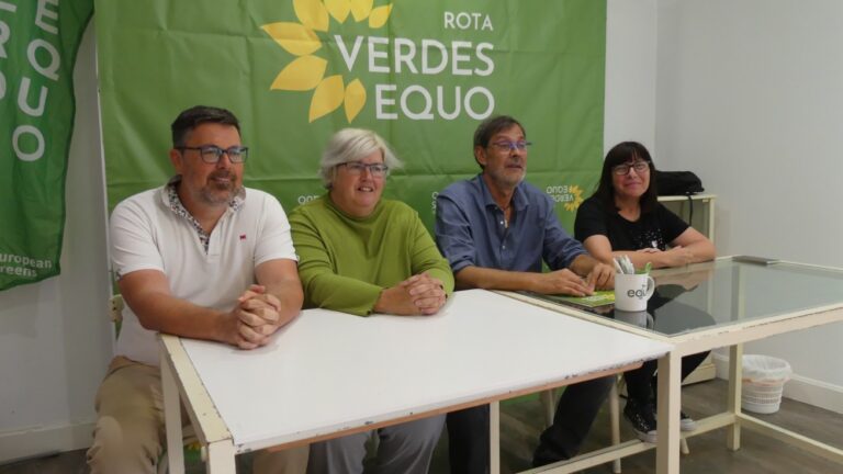 Verdes EQUO realiza una rueda de prensa en la reapertura de su sede en Rota Verdes EQUO realiza una rueda de prensa en la reapertura de su sede en Rota