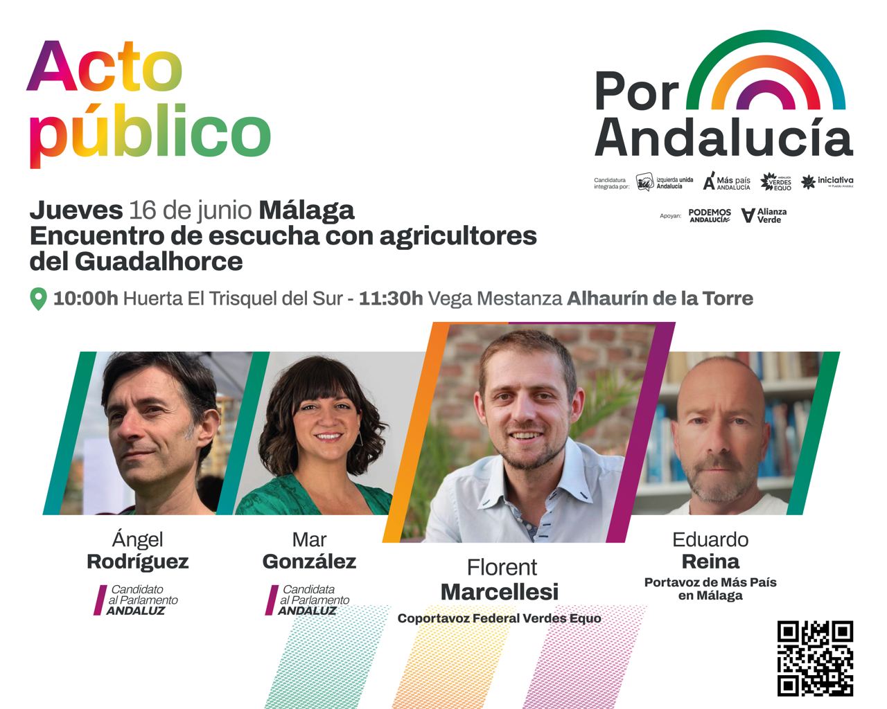 Acto Público. Elecciones andaluzas 2022 Acto Público. Elecciones andaluzas 2022 Verdes Equo Andalucía