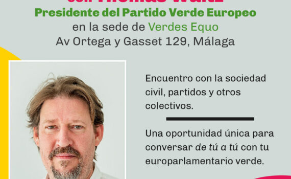 Thomas Waitz y el Partido Verde europeo vienen a Málaga a apoyar a Mar González y a SUMAR Verdes Equo Andalucía