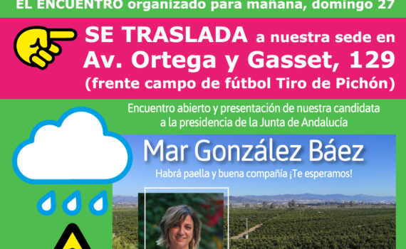 Verdes EQUO organiza un encuentro abierto Verdes EQUO organiza un encuentro abierto Verdes Equo Andalucía
