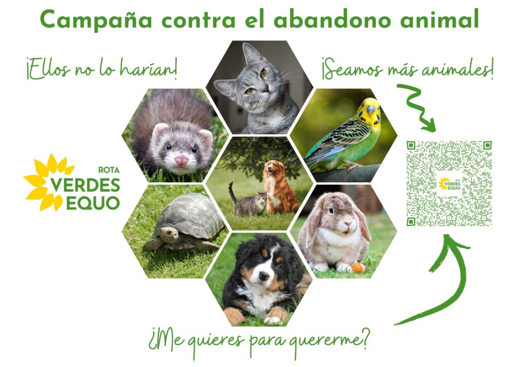 Verdes EQUO Rota lanza por quinto año consecutivo la campaña de concienciación sobre el abandono animal Verdes EQUO Rota lanza por quinto año consecutivo la campaña de concienciación sobre el abandono animal Verdes Equo Andalucía