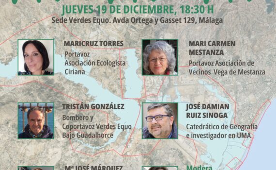 Mesa redonda "Emergencia climática, urbanismo e inundaciones" Mesa redonda "Emergencia climática, urbanismo e inundaciones" Verdes Equo Andalucía