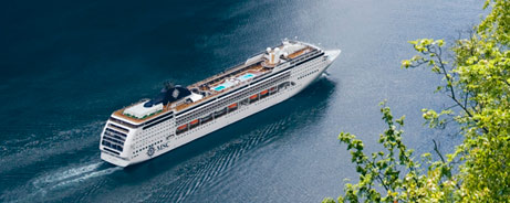 Vista de un crucero.