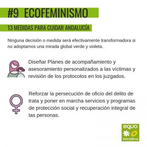 Desde EQUO Verdes-Iniciativa Andalucía se asegura que “el futuro será verde o no será, y será feminista o no será” Verdes Equo Andalucía