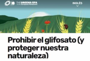 Verdes EQUO solicita a la comisión Europea el fin del uso del tóxico glifosato presente ya en gran parte de nuestras aguas Verdes EQUO solicita a la comisión Europea el fin del uso del tóxico glifosato presente ya en gran parte de nuestras aguas Verdes Equo Andalucía
