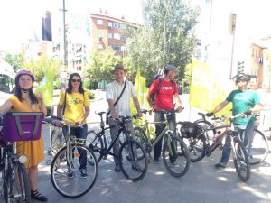 Diario de campaña (#Día10): Campaña a pedales Diario de campaña (#Día10): Campaña a pedales Verdes Equo Andalucía